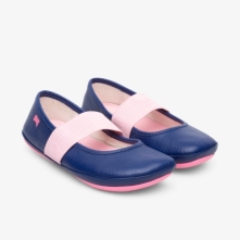 Camper Right Ballerinas Blue - Kids Singapore TTPGGG-195